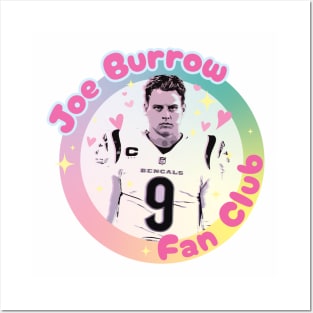 Joe Burrow Fan Club - Girly Pop Edition Posters and Art